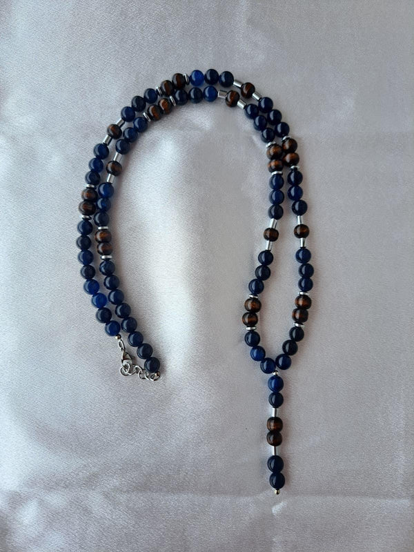 Collana ARKAN - Pietre Naturali di Agata Blu