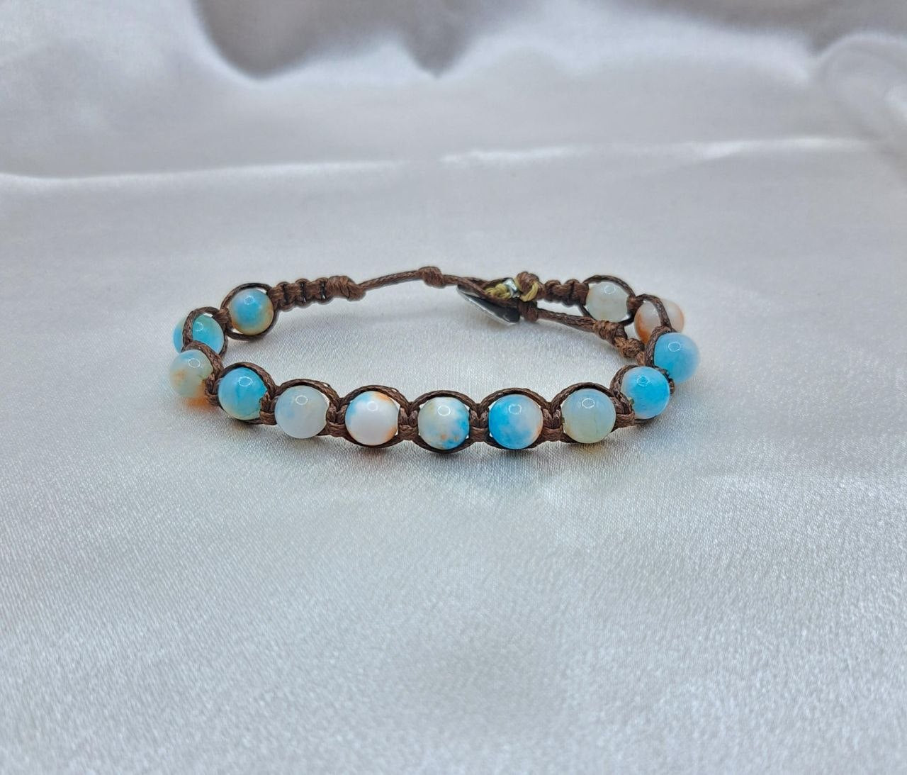 Bracciale Nexus Diaspro Acqua Terra – Pietra Naturale, Fatto a Mano | ALTA VITA