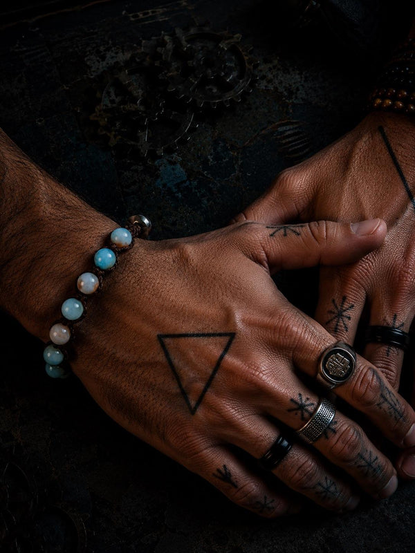 Bracciale Nexus Diaspro Acqua Terra – Pietra Naturale, Fatto a Mano | ALTA VITA
