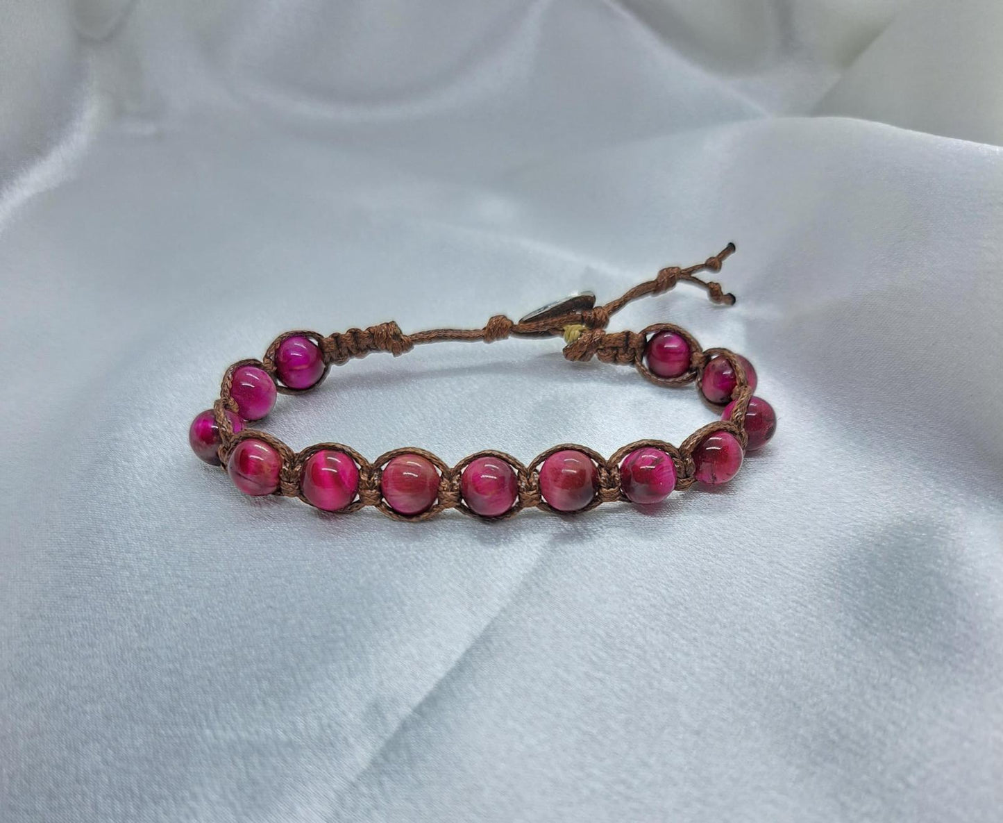 Bracciale Nexus Occhio di Gatto – Pietra Naturale, Fatto a Mano