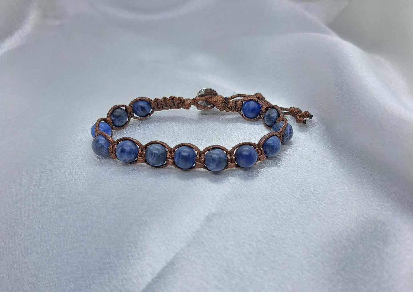 Bracciale Nexus Sodalite – Pietra Naturale, Fatto a Mano