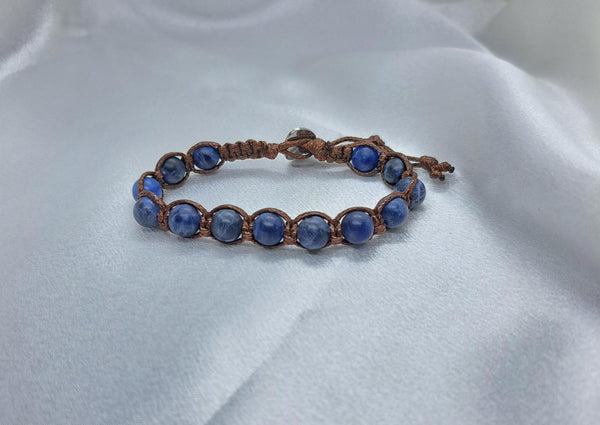 Bracciale Nexus Sodalite – Pietra Naturale, Fatto a Mano