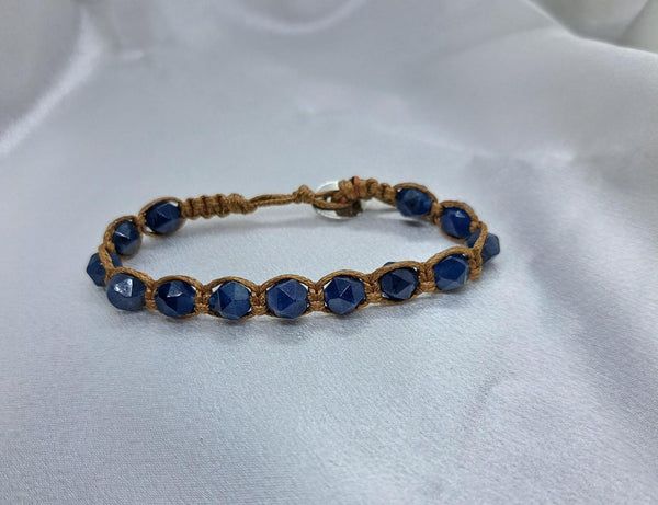 Bracciale Nexus Lapislazzuli – Pietra Naturale, Fatto a Mano